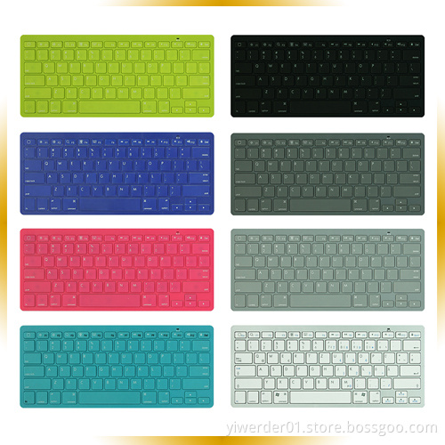Ultra-Thin Mini Wireless Bluetooth Desktop Chocolate Keyboard (YYD-450)